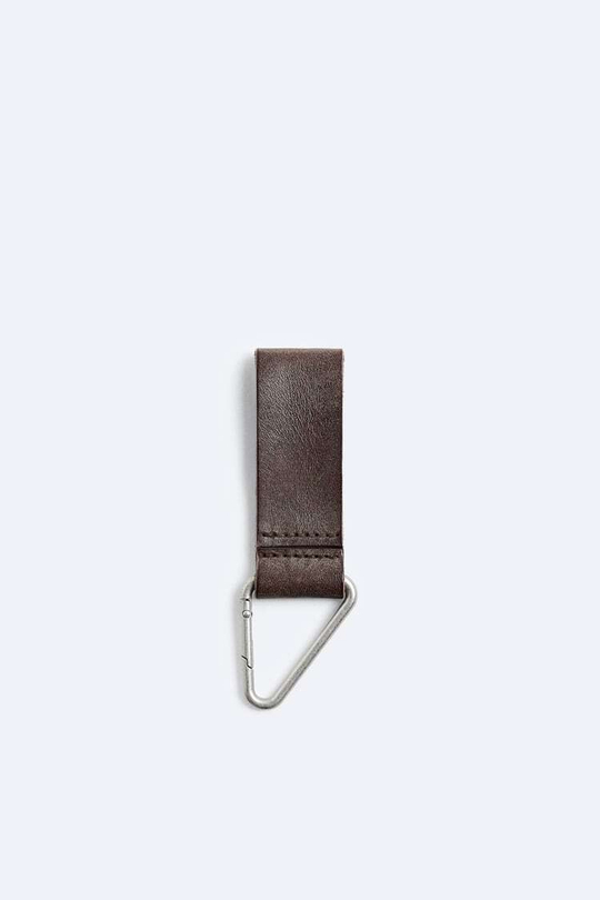 ZARA КОЖАНЫЙ БРЕЛОК, КОРИЧНЕВЫЙ
