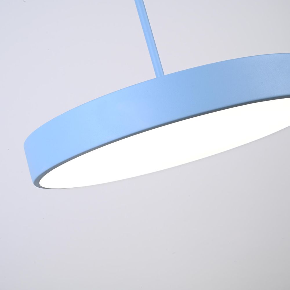 Подвесной светильник TURNA ONE D30 Blue by ImperiumLoft