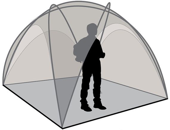 Шатер Canadian Camper SPACE ONE, цвет camo, схема 2.