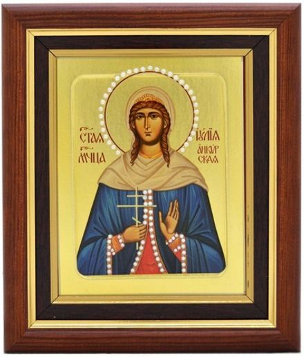 Икона Юлии Анкирской, писанная в монастыре.
