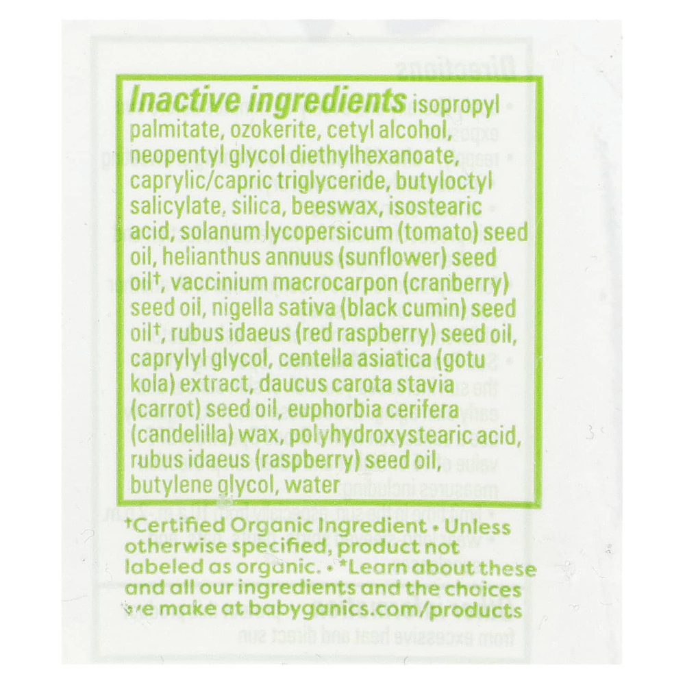 Babyganics, Минеральное солнцезащитное средство для детей, SPF 50, 45 г (1,6 унции)