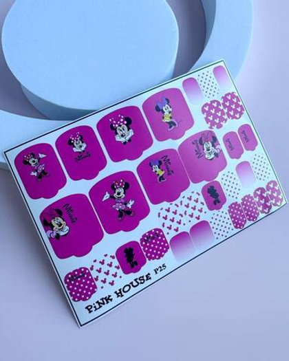 Р25 Пленки для педикюра pink house