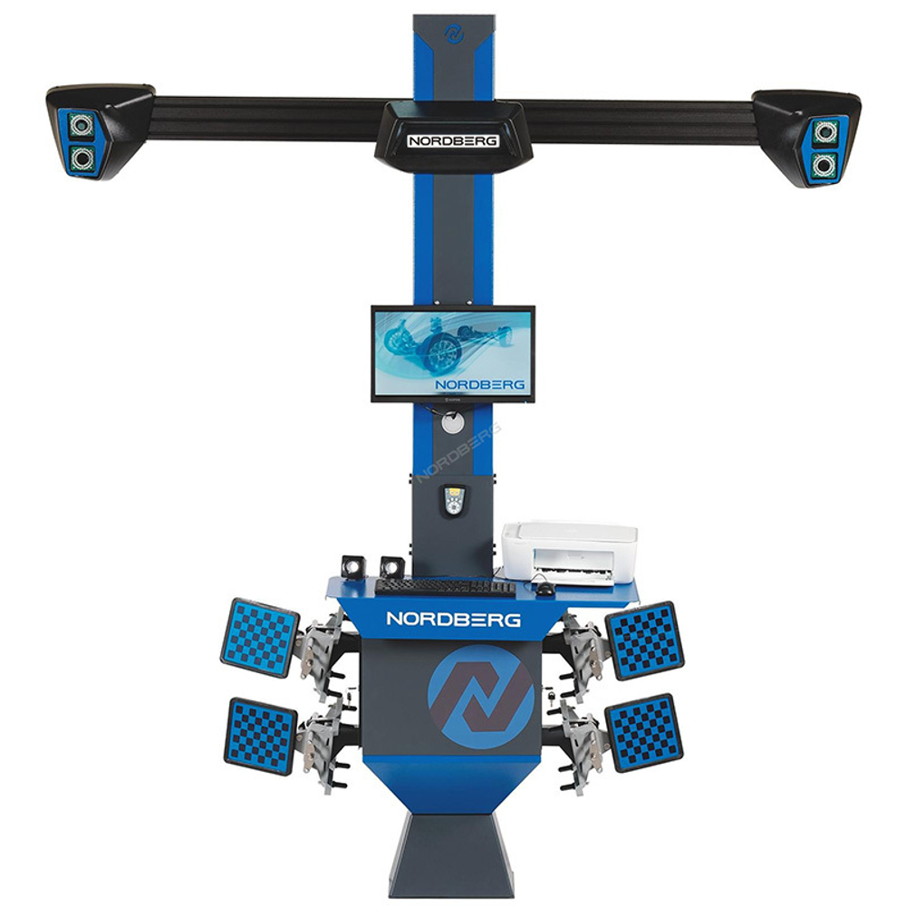 NORDBERG (C804) Стенд сход-развал 3D модель четырехкамерный