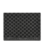набор k/monogram plaid+pillow Karl Lagerfeld - черный(220W3981)