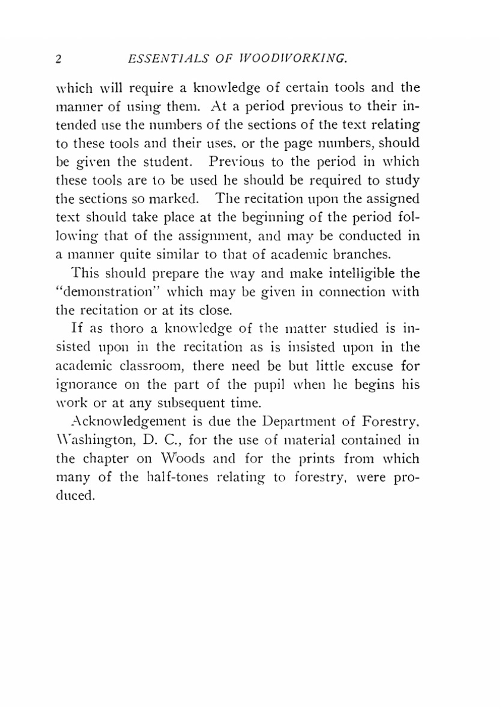 Essentials of woodworking; a textbook for schools | Griffith Ira Samuel