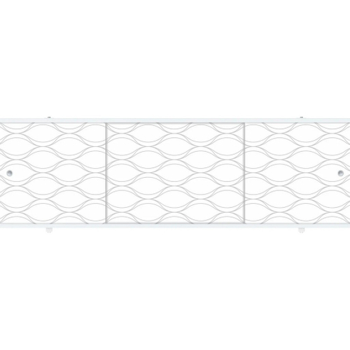 Экран для ванны ПРЕМИУМ А (алюм. профиль) 1,7 светло-серый