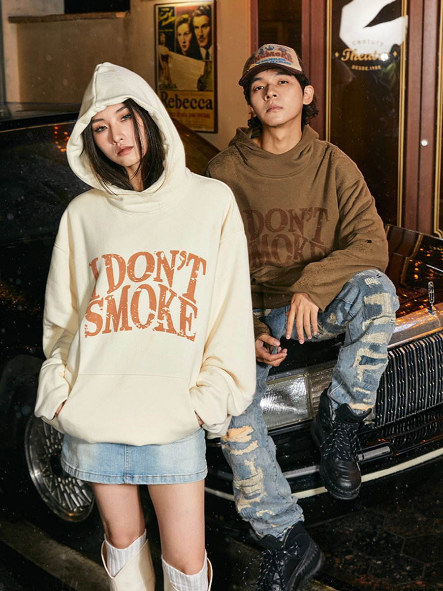 Худи DONSMOKE "Washed Logo" Oversized Hoodie