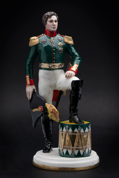 Статуэтка. Фарфор. Солдат. Горчаков Андрей Иванович - Русский полководец. Россия