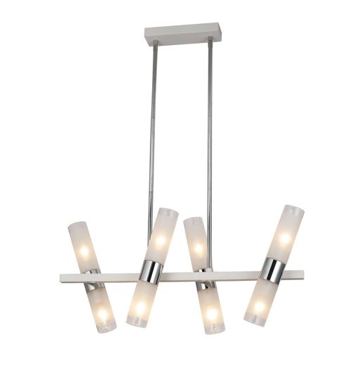 74784/8L WHITE+CHROME (1) Люстра (RL)