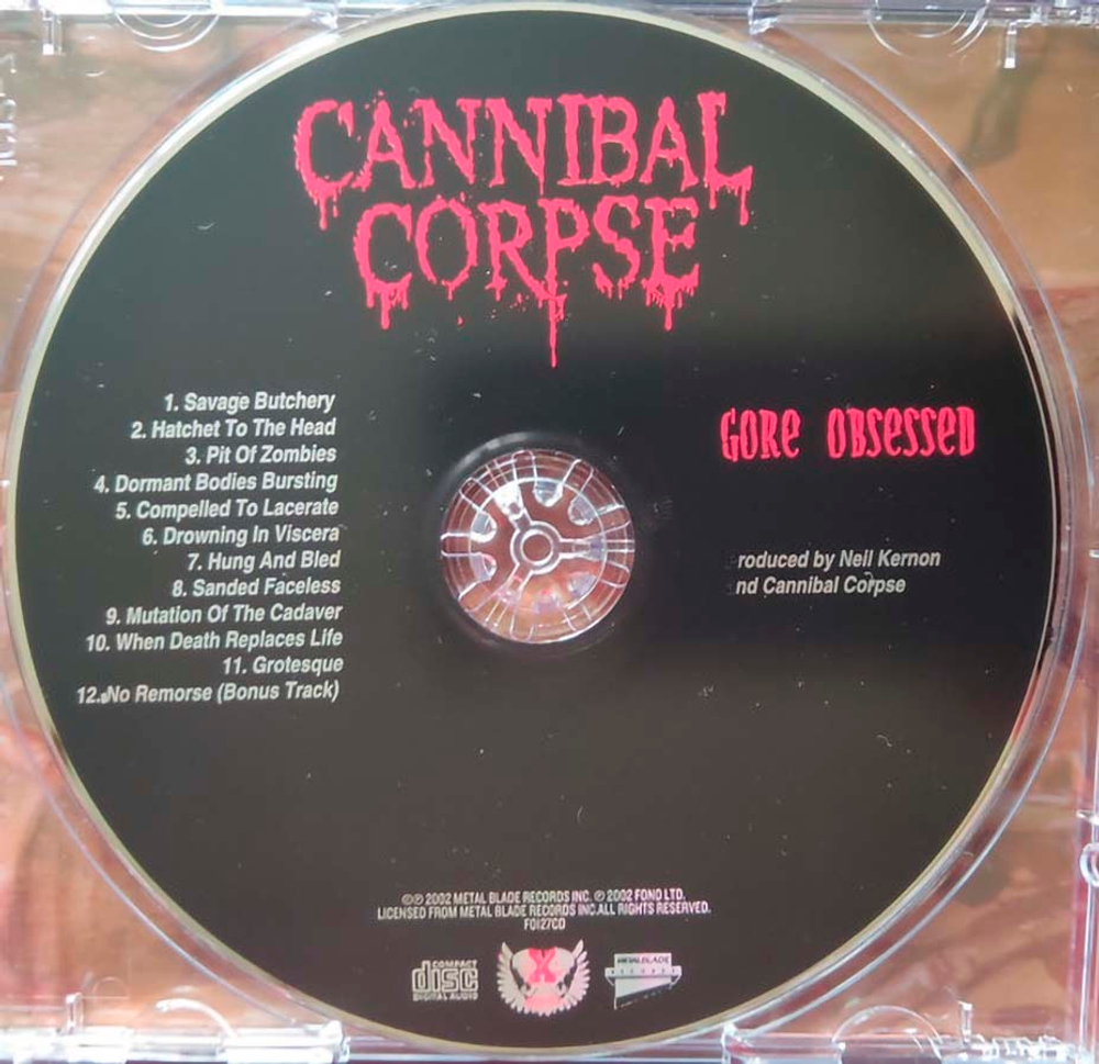 Cannibal Corpse / Gore Obsessed (RU)(CD)