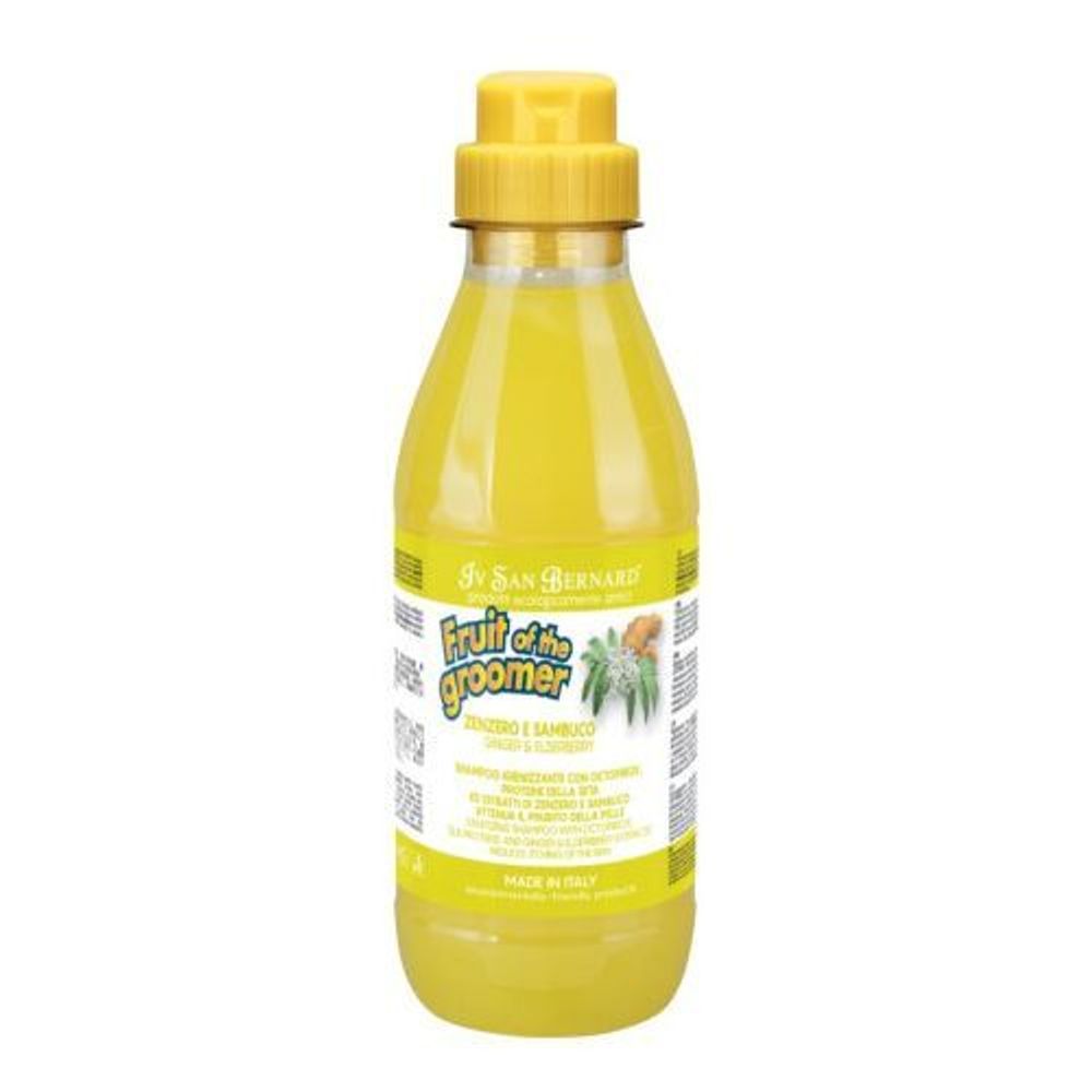 Iv San Bernard Fruit of the Grommer Ginger&amp;Elderbery Шампунь для шерсти против  раздр. и перхоти 500