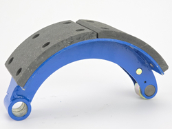 Колодка барабанного тормоза а/м КАМАЗ Компас 12 мост JAC N120 (OE: 3501B247-185WBS/ передняя/ нижняя/ сварная) (1шт.) АККОР