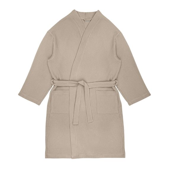 Эрин (беж) S (р.52-54) Халат вафельный