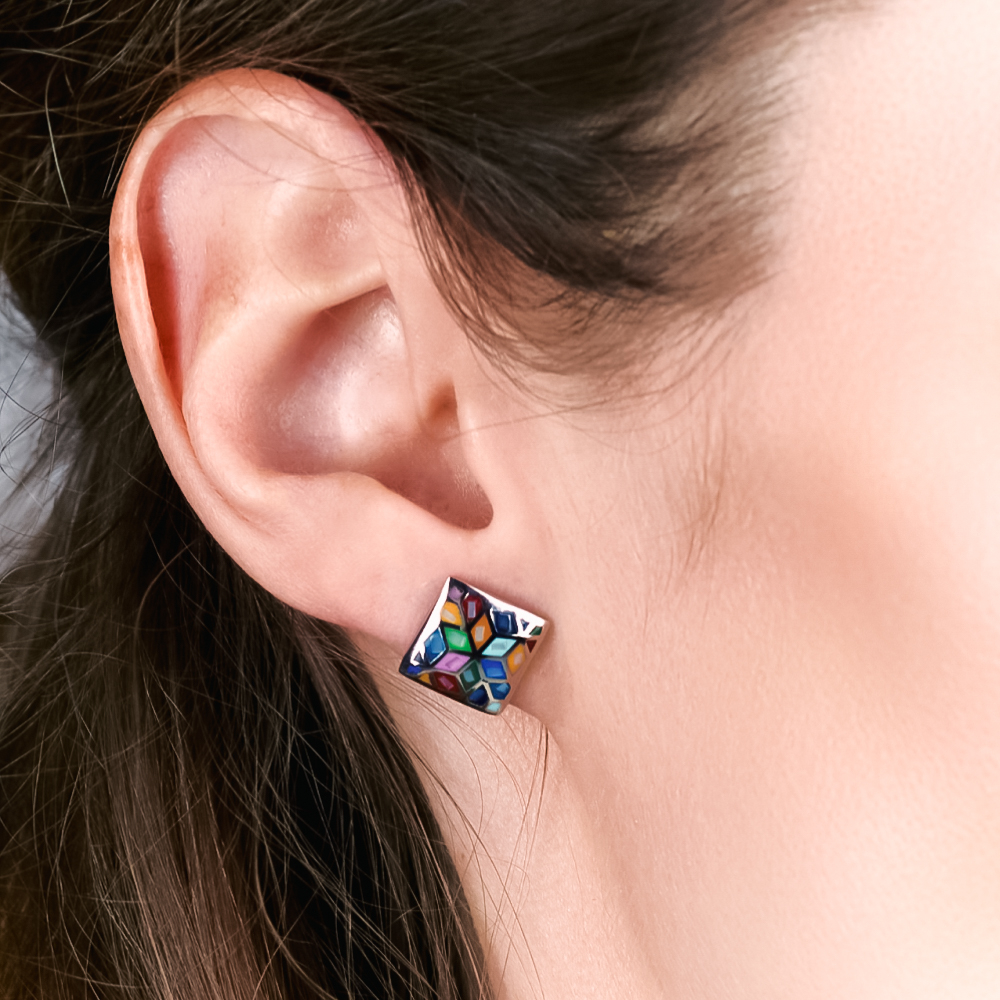 Серьги пусеты Fiore Luna AE13209-6