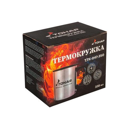 Термокружка T.TK-047 350ML с пл. крышкой Тонар,