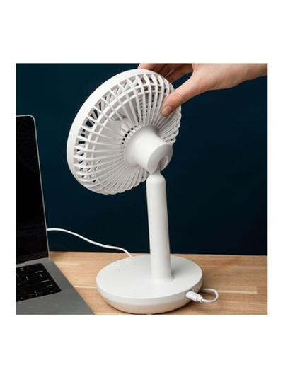Вентилятор настольный 6Вт USB бел. DUX 60-0214