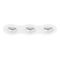 Комплект из светильников и рамки Lightstar Domino Round (214636+214606+214606+214606) D636060606
