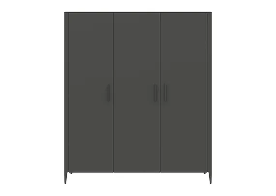 Шкаф Type 3-х створчатый (темно-серый)