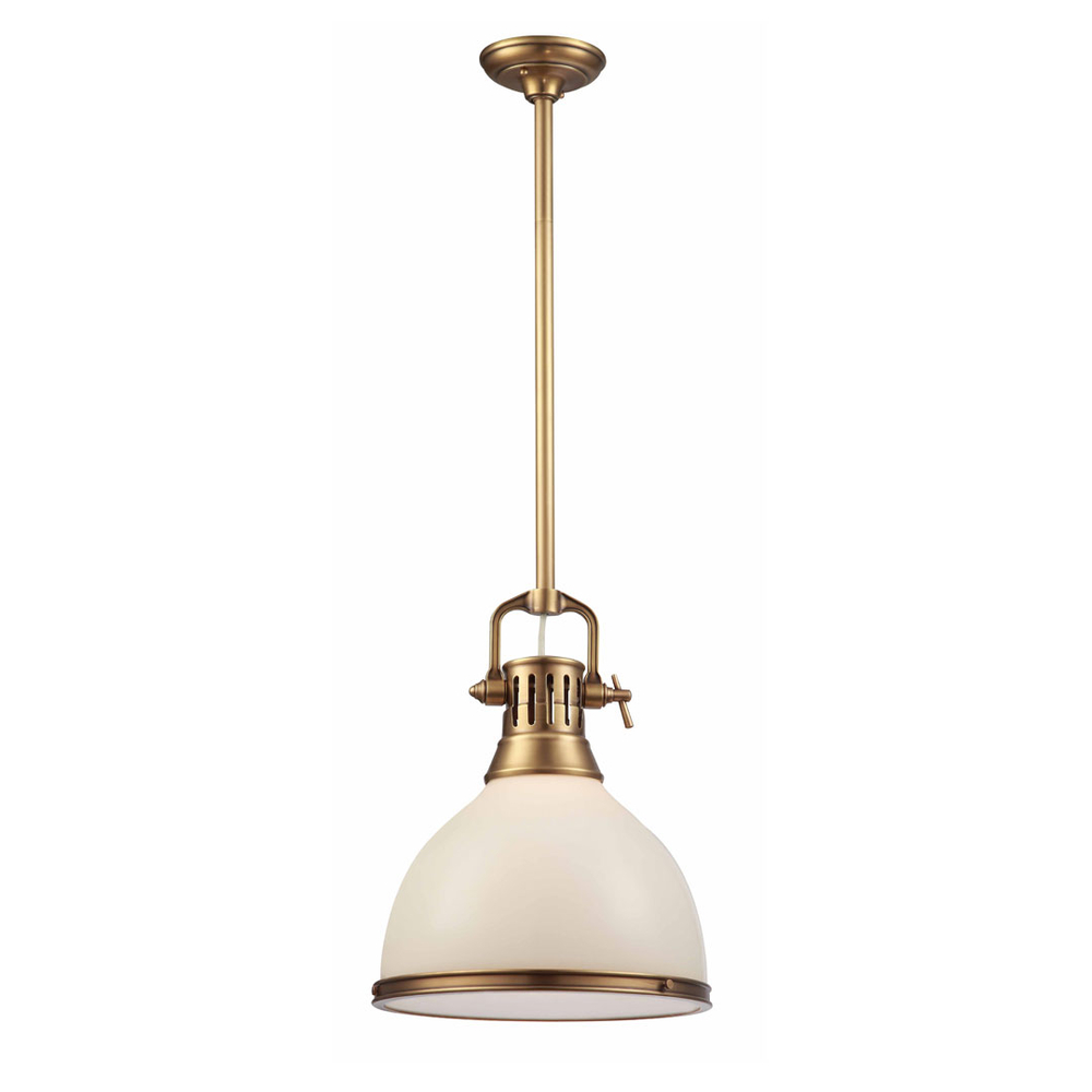 Подвесной светильник Cloyd PECK P1 / Ø33 см - латунь (арт.10186)