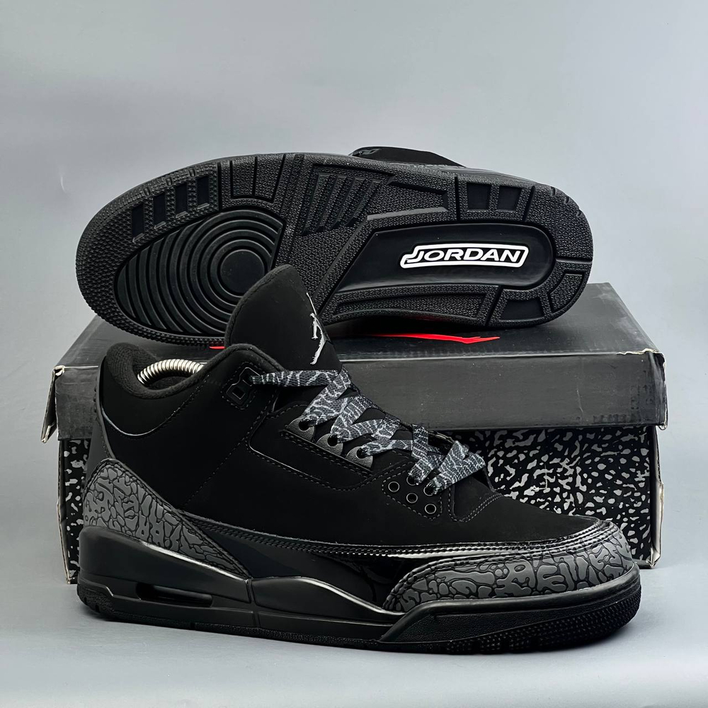 Кроссовки Nike Jordan 3 #438 (черн.)