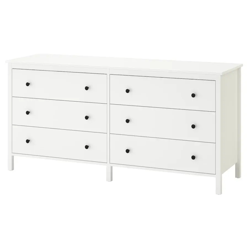 Комод - IKEA NORDLI/НОРДЛИ ИКЕА, 44х83х172 см, белый