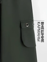 Штаны для девочки карго с карманами