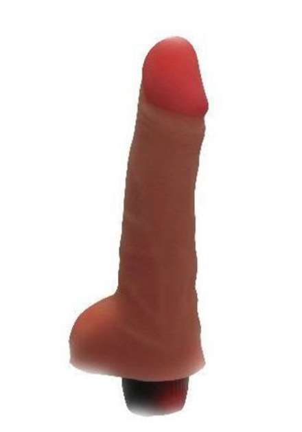 Реалистичный виброфаллос из неоскин - 18 см.