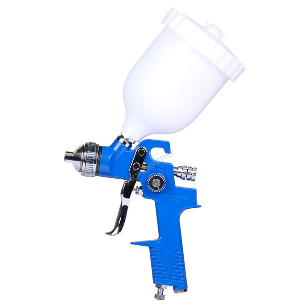 NORDBERG (NP7320) Краскопульт HVLP с верхним баком, сопло 2.0 мм