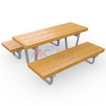 Стол уличный с лавками Rail Road 02