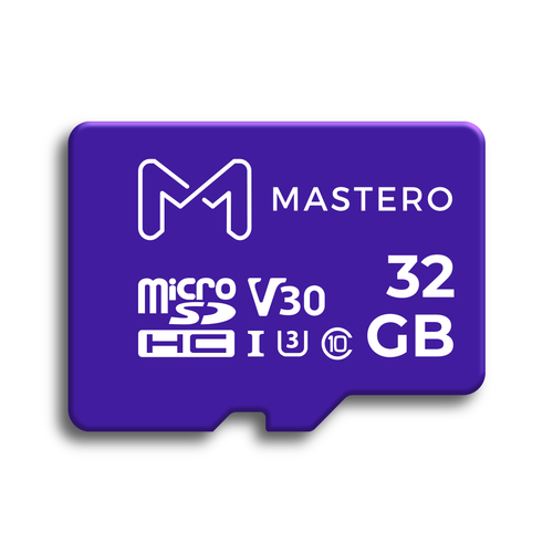 Карта памяти Mastero 32Гб microSDHC, C10/UHS-I U3, с адаптером SD (MB-32-MSD)