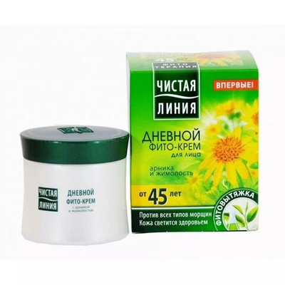 Чистая Линия,Кр, д/лиц,Арника и жимолость,45лет дневн(45мл)