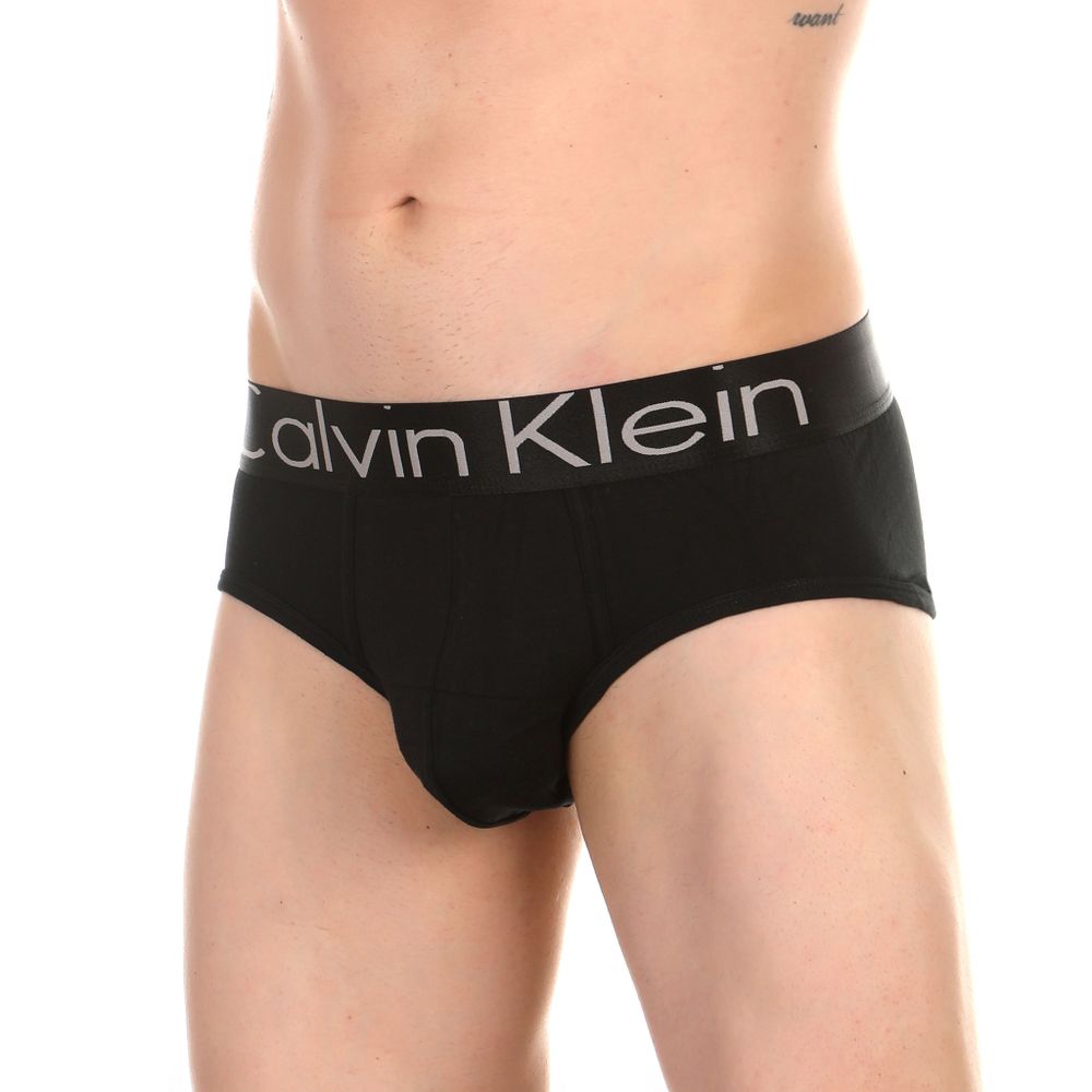 Мужские трусы брифы черные Calvin Klein