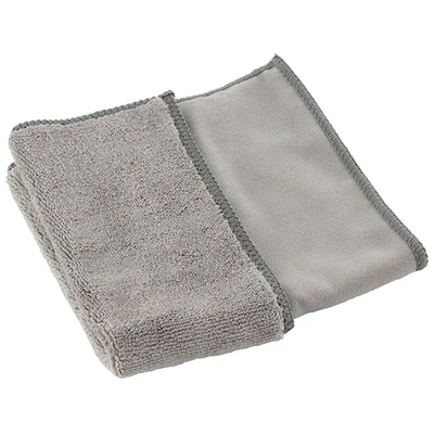 Салфетка из микрофибры M-10 двухсторонняя (ворс + замша) , размер: 23см