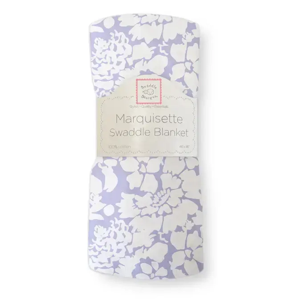 SwaddleDesigns SD-454L Пеленка маркизет - Lush Botanical, Lavender