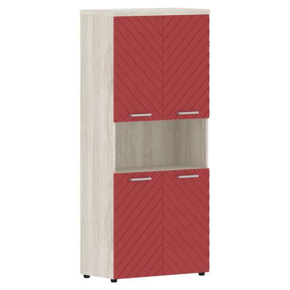 Шкаф с комплектами малых дверей и топом TLHC 85.4  856х450х1968 TORR LUX