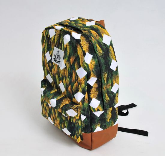 Рюкзак ЯКОРЬ Малый Бот с принтом FOREST