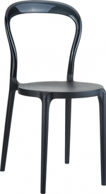 Стул пластиковый Siesta Contract Mr Bobo, черный