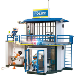 Игровой набор Playmobil 71874 Полицейский участок с комнатой для допросов 71874 129 деталей — фото 2