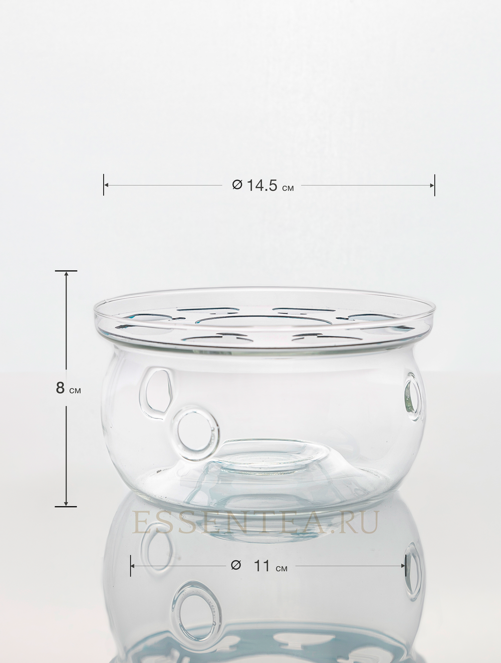Подставка-нагреватель "Баолей Большой" для чайника из термостойкого стекла