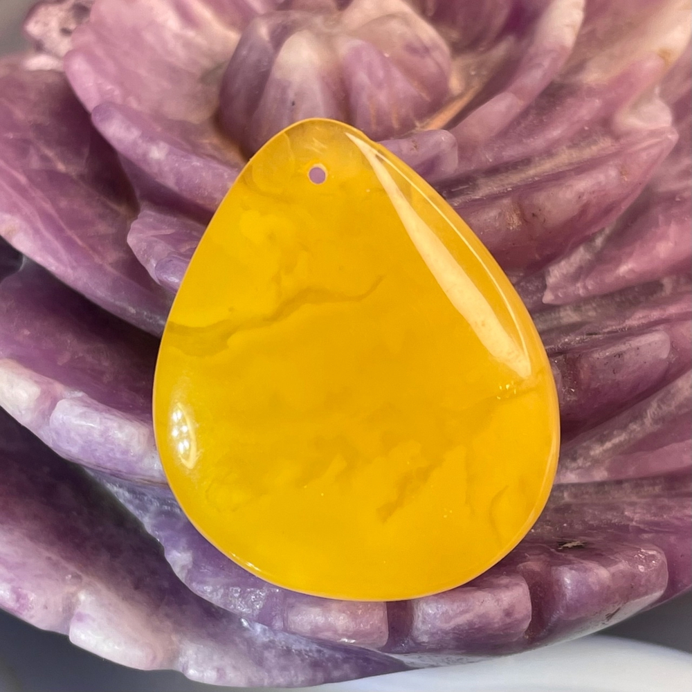 50522  Янтарь Кулон 27*34мм