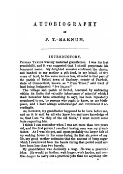 The Life of P.T. Barnum. Written by Himself | Phineas Taylor Barnum
