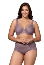 Бюстгальтер Marietta с чашками из гибридной пены (Размер: 90D) (Цвет: сиреневый)