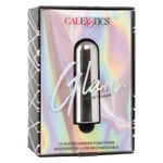 Серебристая перезаряжаемая вибропуля 9см California Exotic Novelties Glam SE-4406-00-3