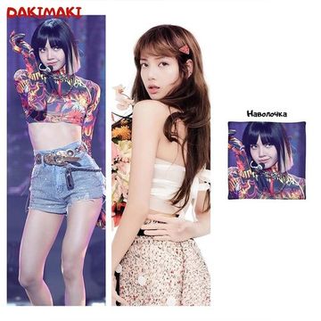 Дакимакура Лиса из Блэкпинк, Blackpink арт. 1109