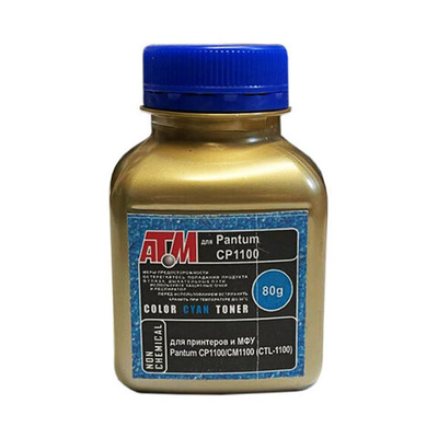 Тонер для Pantum CP1100/CM1100 (CTL-1100) (80гр, голубой, NonChem) Gold ATM