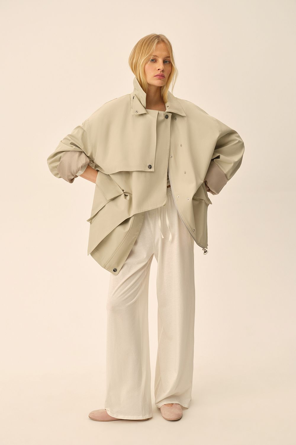 Брюки трикотажные (Ballet princess), молочные