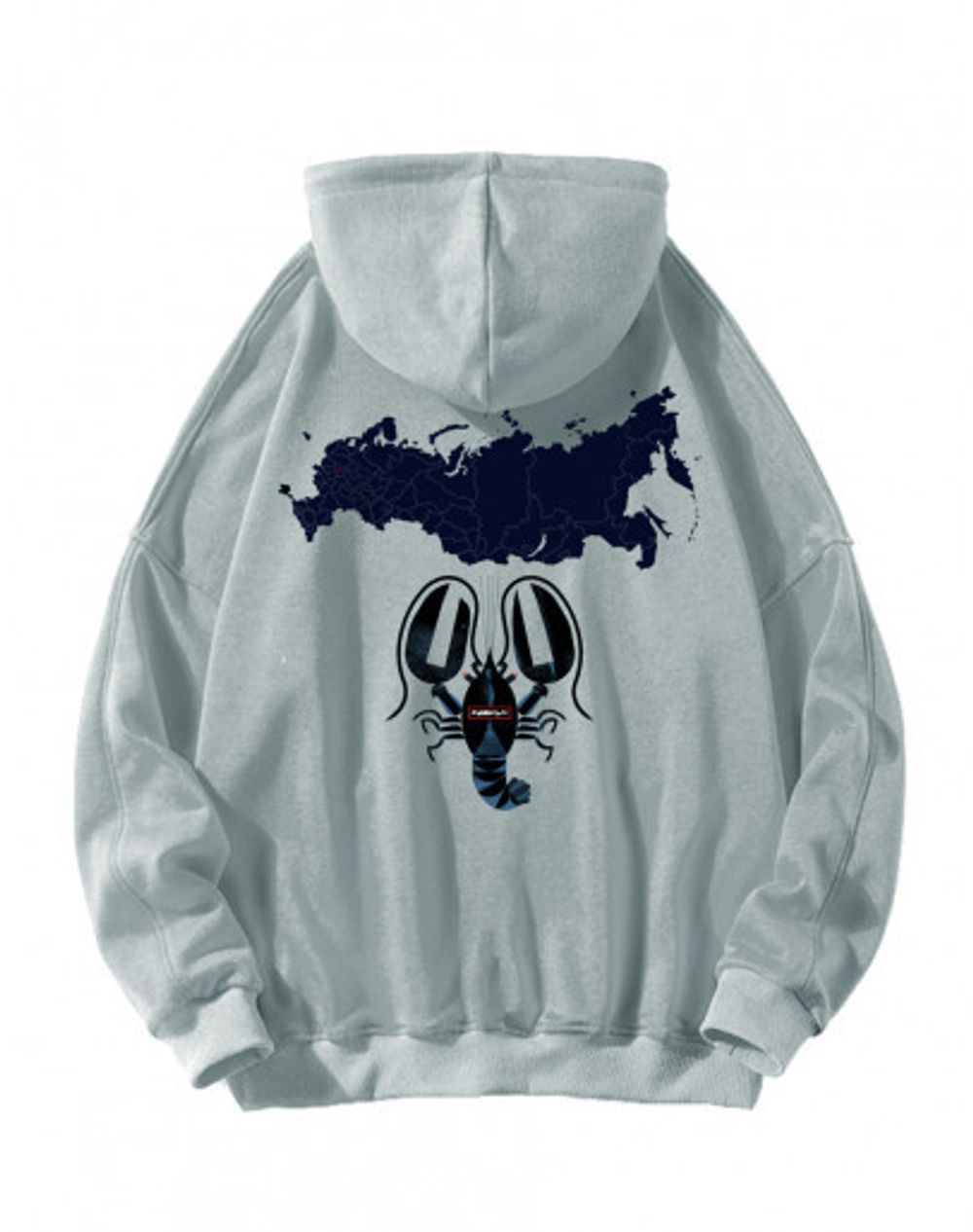 Худи Диктатура Голубой