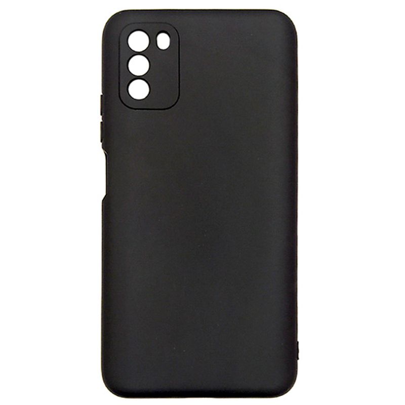 Силиконовый чехол для Xiaomi Poco M3 (Черный)