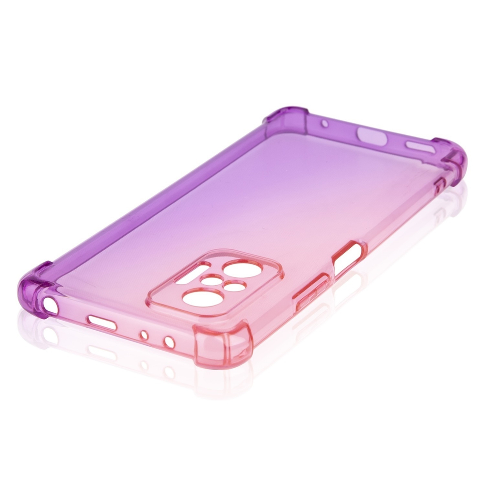 Чехол ROSCO для Xiaomi Redmi Note 10 Pro оптом (арт. XM-RN10P-HARD-TPU-PINK-PURPLE)