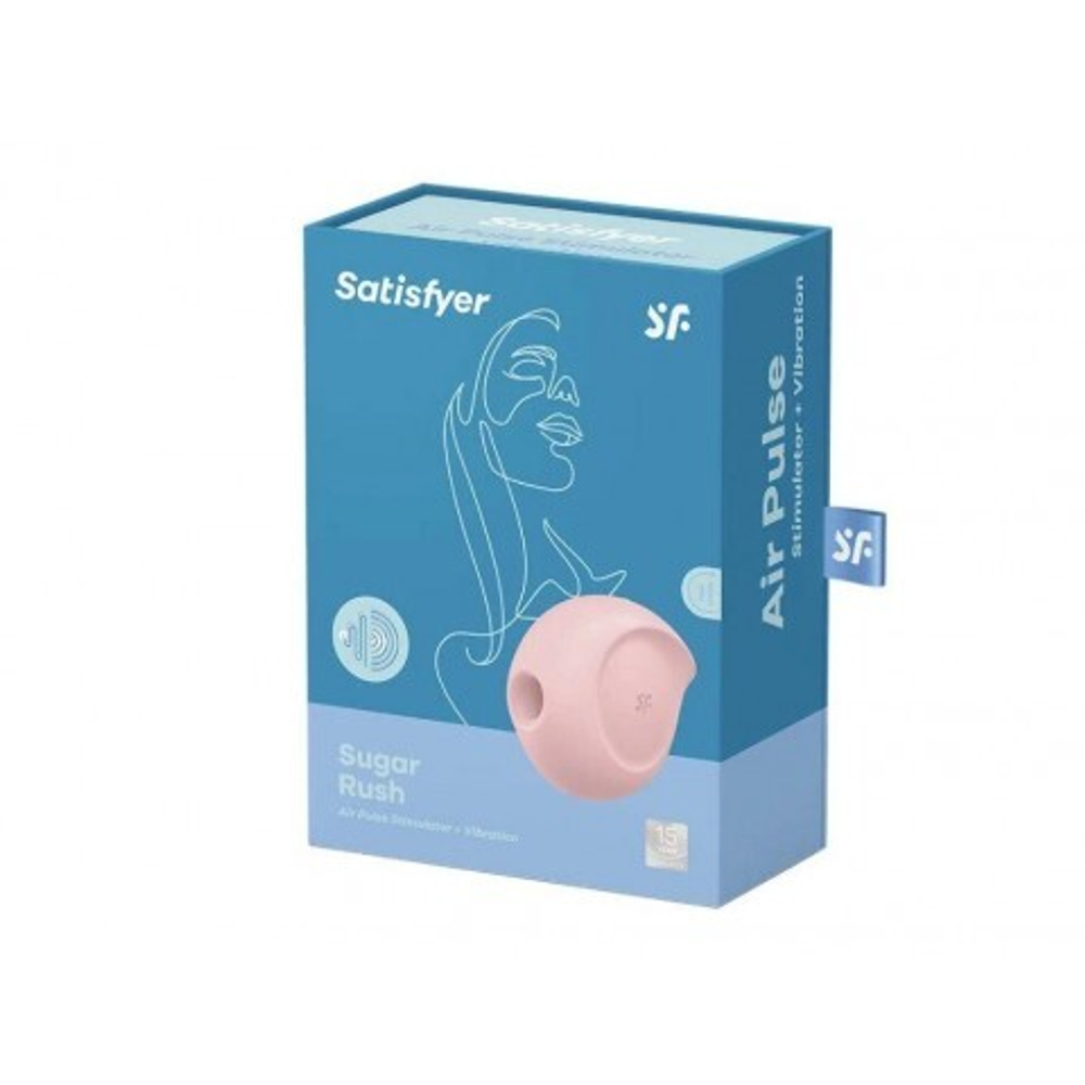 Вакуумно-волновой стимулятор Satisfyer Sugar Rush розовый
